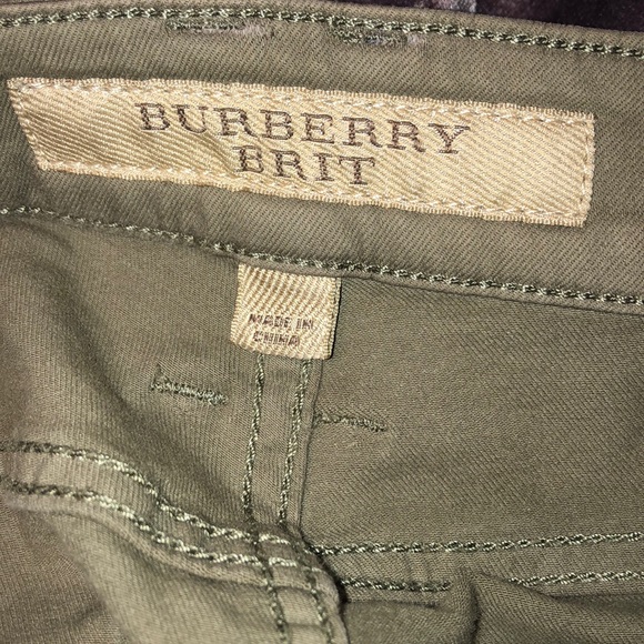 Green Burberry pants - Picture 4 of 4